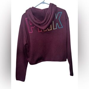 PINK Victoria's Secret Maroon Hoodie for Women